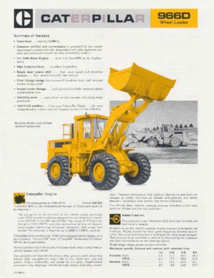 Wielladers Caterpillar 966D