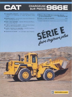 Wielladers Caterpillar 966E