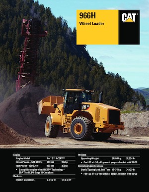 Wielladers Caterpillar 966H