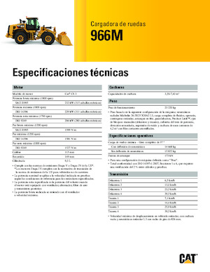 Wielladers Caterpillar 966M