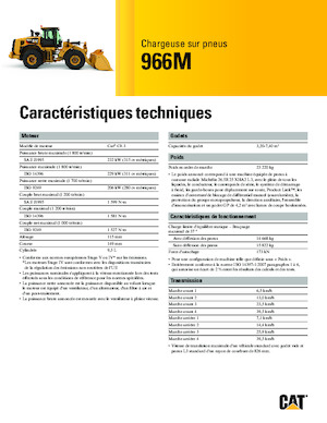 Wielladers Caterpillar 966M