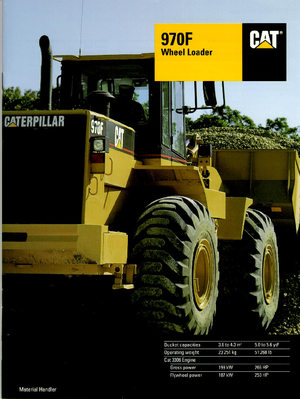 Wielladers Caterpillar 970 F-StVZO