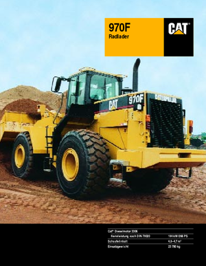 Wielladers Caterpillar 970 F-StVZO