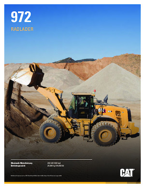 Wielladers Caterpillar 972