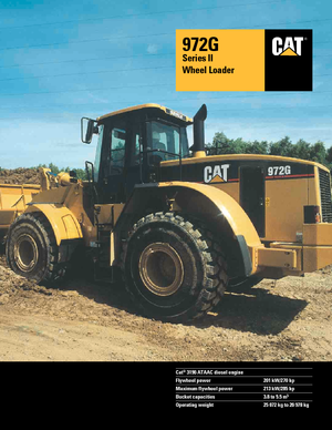 Wielladers Caterpillar 972 G II