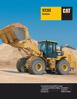 Wielladers Caterpillar 972H
