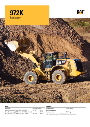 Wielladers Caterpillar 972K