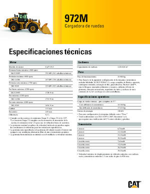 Wielladers Caterpillar 972M