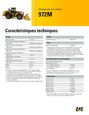 Wielladers Caterpillar 972M