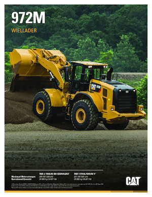 Wielladers Caterpillar 972M