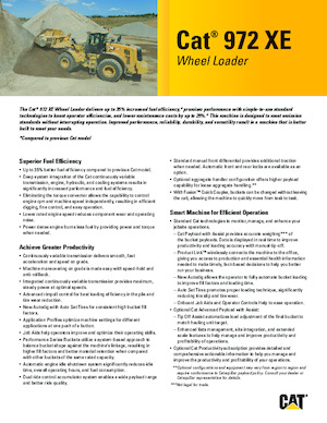 Wielladers Caterpillar 972XE