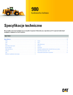 Wielladers Caterpillar 980