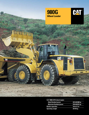 Wielladers Caterpillar 980 G