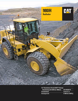 Wielladers Caterpillar 980H