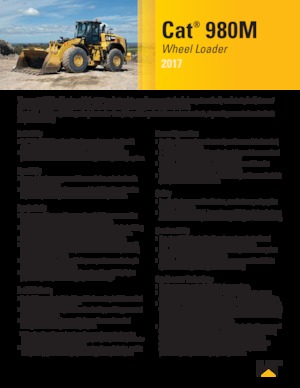 Wielladers Caterpillar 980M