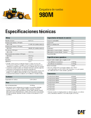 Wielladers Caterpillar 980M