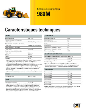 Wielladers Caterpillar 980M