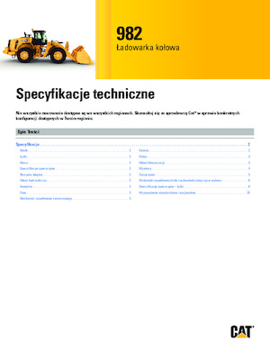 Wielladers Caterpillar 982