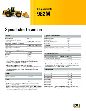 Wielladers Caterpillar 982M