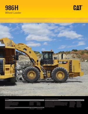 Wielladers Caterpillar 986H