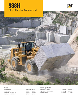 Wielladers Caterpillar 988H