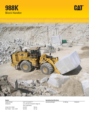 Wielladers Caterpillar 988K