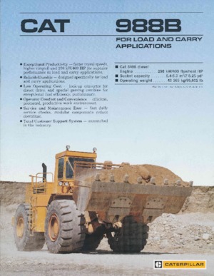 Wielladers Caterpillar 988B