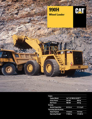 Wielladers Caterpillar 990H