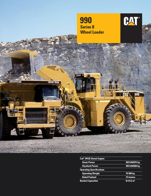 Wielladers Caterpillar 990 II