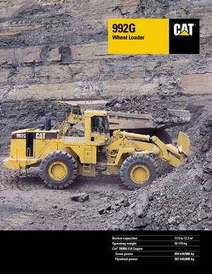 Wielladers Caterpillar 992 G