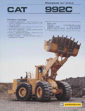Wielladers Caterpillar 992C