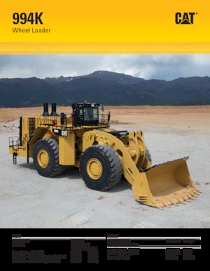 Wielladers Caterpillar 994K
