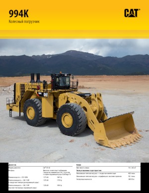 Wielladers Caterpillar 994K