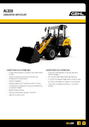 Wielladers Gehl AL320
