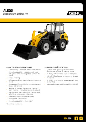 Wielladers Gehl AL650