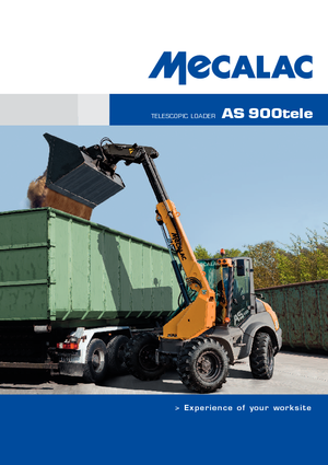 Wielladers Mecalac AS 900 tele