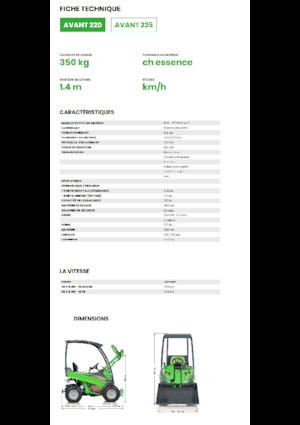 Wielladers Avant Tecno Avant 220