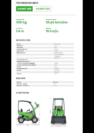 Wielladers Avant Tecno Avant 220