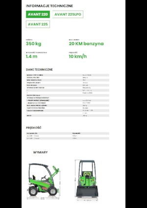Wielladers Avant Tecno Avant 220