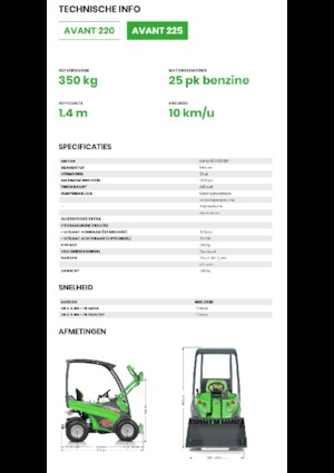 Wielladers Avant Tecno Avant 225
