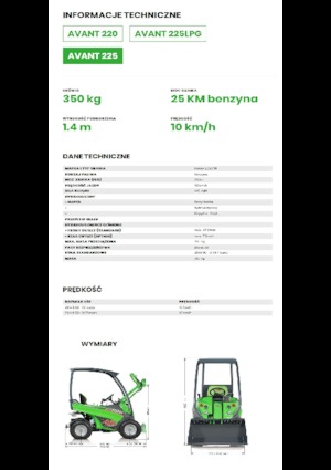 Wielladers Avant Tecno Avant 225
