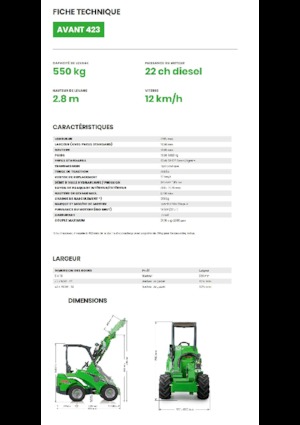 Wielladers Avant Tecno Avant 423