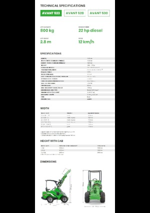 Wielladers Avant Tecno Avant 523