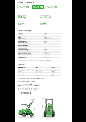 Wielladers Avant Tecno Avant 528