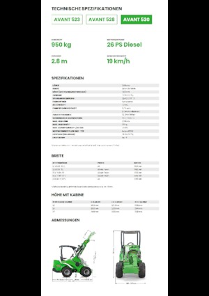 Wielladers Avant Tecno Avant 530