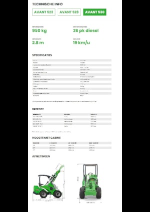 Wielladers Avant Tecno Avant 530