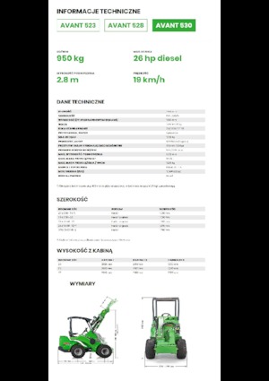 Wielladers Avant Tecno Avant 530