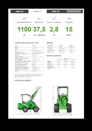 Wielladers Avant Tecno Avant 635