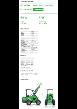 Wielladers Avant Tecno Avant 650