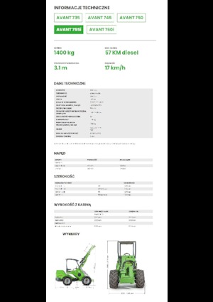 Wielladers Avant Tecno Avant 755i